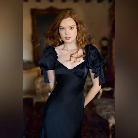 The Raven Poet Slip Dress - Picture 6 of 9